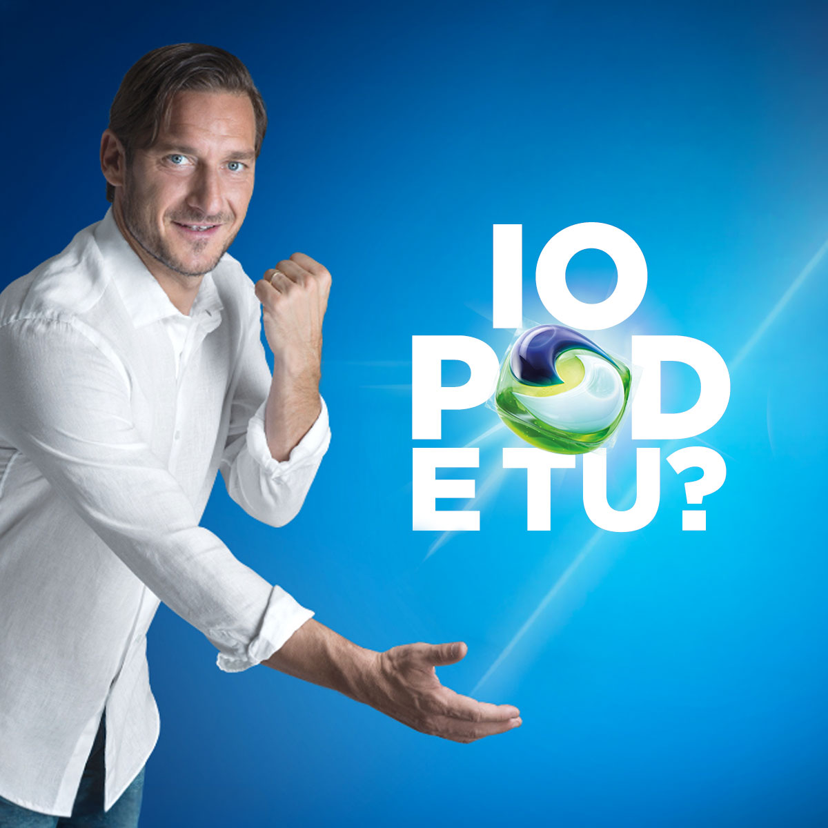Campagna Dash PODS con Francesco Totti